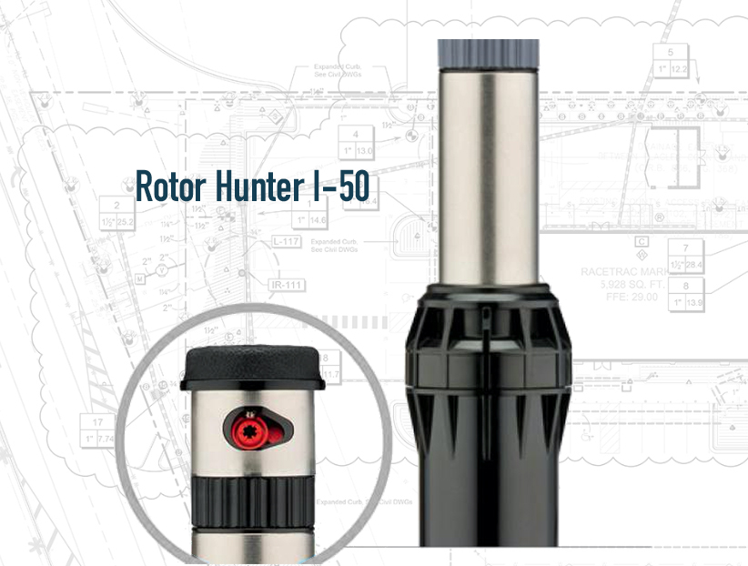 Роторный дождеватель HUNTER I-50