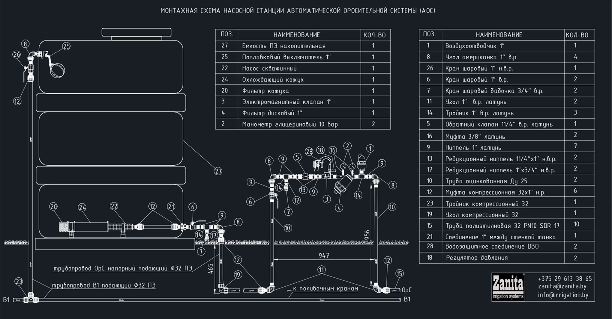 Монтажная_схема_автоматической_оросительной_системы