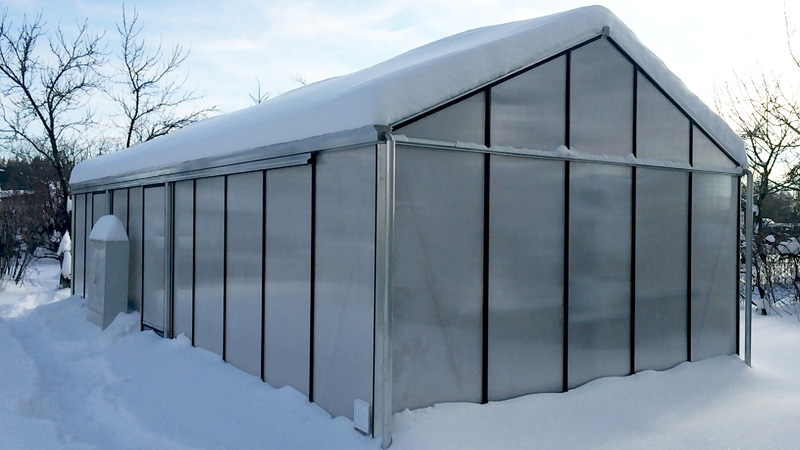 Теплицы из алюминиевого профиля купить в Минске 